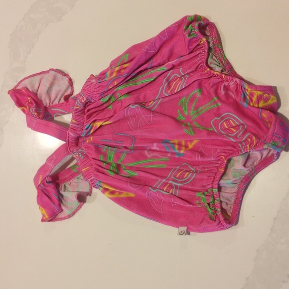 Snuggle Bums | Pink Romper | Bamboo | Size 0-3 Months | EUC - Picture 3 of 5